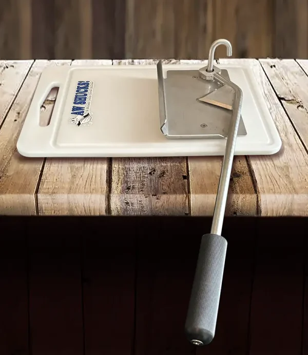 Aw Shucks- #1 oyster shucker. Lifetime guarantee. Made in USA