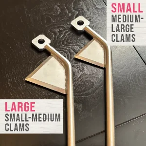 Aw Shucks- #1 oyster shucker. Lifetime guarantee. Made in USA